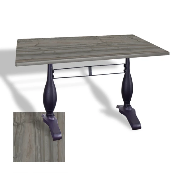 Çipa 3011 Döküm Ayak Masa 70x120 cm - (Werzalit, Wermodin ve Allzalit Tabla) - Magma ürün görseli 1