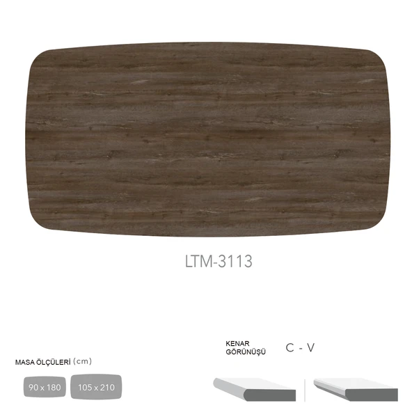CDF Masa Tablası 105X210 - DCLTM3113 ürün görseli 1