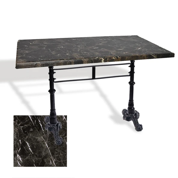 Çipa 3002 Döküm Ayak Masa 80x120 cm - (Werzalit, Wermodin ve Allzalit Tabla) - Teramo ürün görseli 1