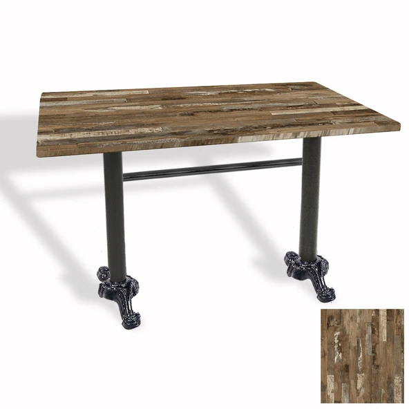 Çipa Döküm Ayak Masa 80x120 cm - (Werzalit, Wermodin ve Allzalit Tabla) - Maracaibo ürün görseli 1