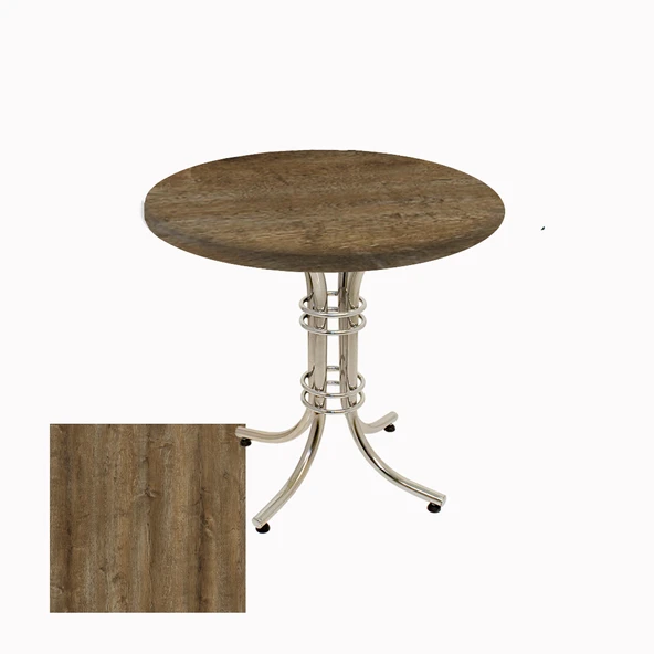 Buket Yuvarlak Masa Çap 80cm - (Werzalit, Wermodin ve Allzalit Tabla) - Canyon Hidalgo ürün görseli 1