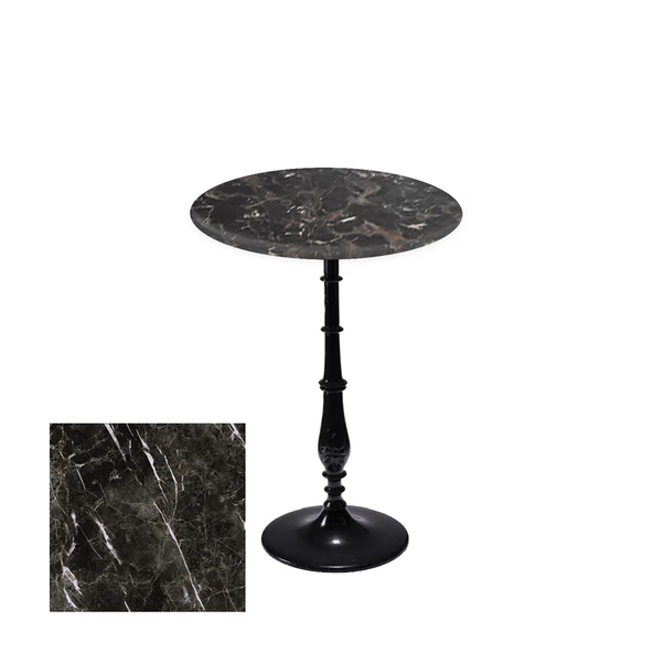 Bistro Döküm Ayak Çipa-6006 Masa -  (Werzalit, Wermodin ve Allzalit Tabla 60 cm çap) - Teramo ürün görseli 1