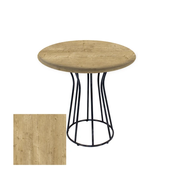 Palermo Yuvarlak Masa Çap 70cm - (Werzalit, Wermodin ve Allzalit Tabla) - Avalon Pine ürün görseli 1