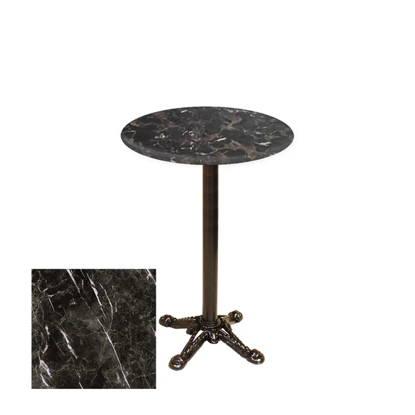 Bistro Döküm Ayak Çipa Masa -  (Werzalit, Wermodin ve Allzalit Tabla 60 cm çap) - Teramo ürün görseli 1