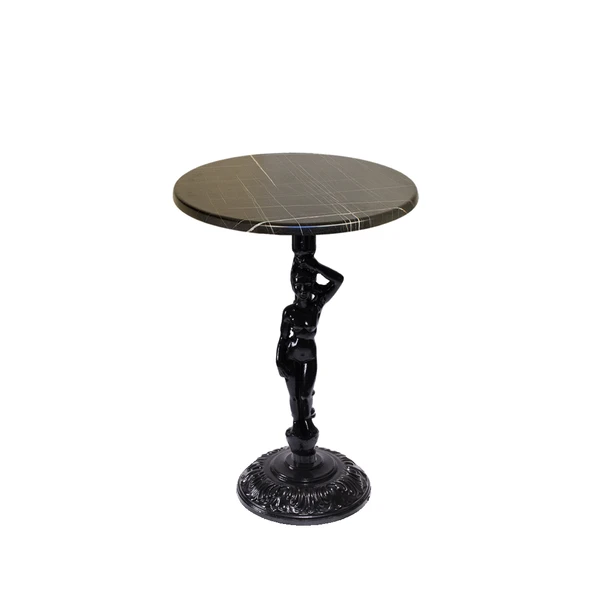 Bistro Döküm Ayak Çipa Angel Masa -  (Werzalit, Wermodin ve Allzalit Tabla 70 cm çap) - Palazzo ürün görseli 1