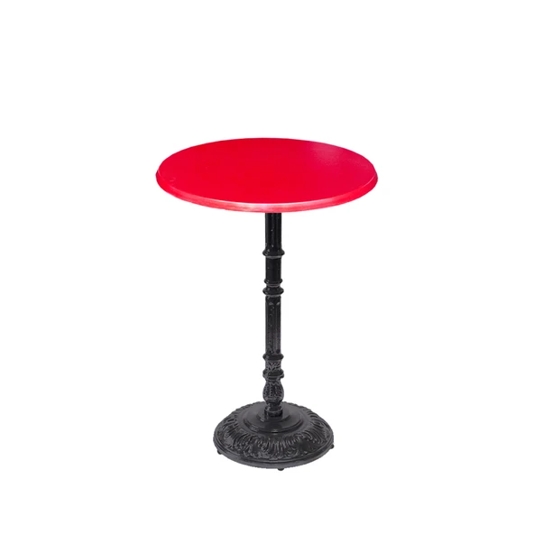 Bistro Döküm Ayak Çipa-6075 Masa -  (Werzalit, Wermodin ve Allzalit Tabla 70 cm çap) - Kırmızı ürün görseli 1