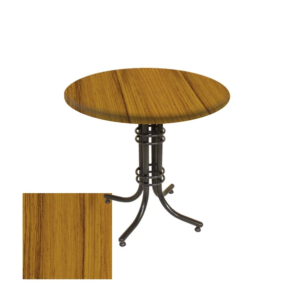 Buket Yuvarlak ESB Masa Çap 70cm - (Werzalit, Wermodin ve Allzalit Tabla) - Reak Teak ürün görseli 1