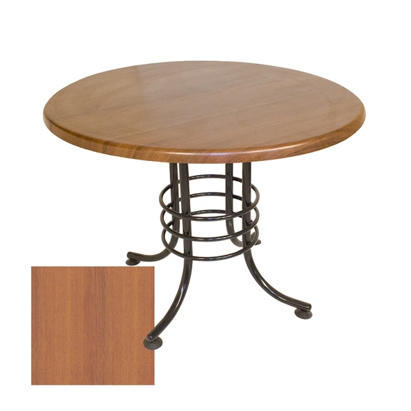 Buket Mega Yuvarlak ESB Masa Çap 107cm - (Werzalit, Wermodin ve Allzalit Tabla) - Koyu Ahşap ürün görseli 1