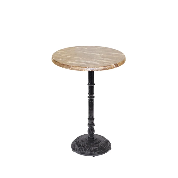 Bistro Döküm Ayak Çipa-6075 Masa -  (Werzalit, Wermodin ve Allzalit Tabla 70 cm çap) - Maracaibo ürün görseli 1
