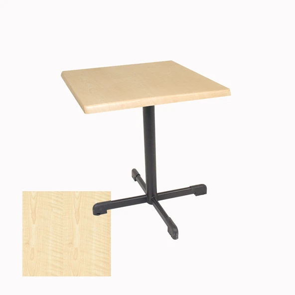 Halley Kare Masa 60x60 cm - (Werzalit, Wermodin ve Allzalit Tabla) - Akçaağaç ürün görseli 1