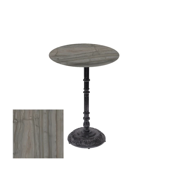 Bistro Döküm Ayak Çipa-6075 Masa -  (Werzalit, Wermodin ve Allzalit Tabla 60 cm çap) - Magma ürün görseli 1