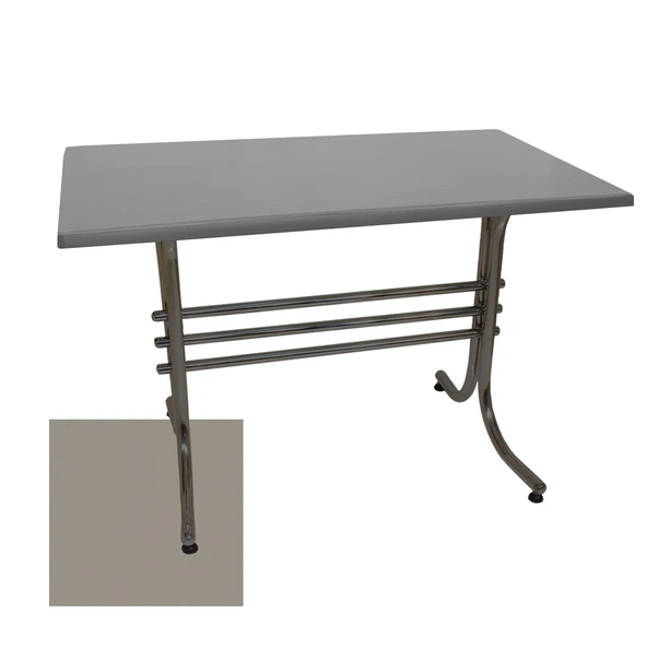 Japon Mutfak Masası 80x140 cm ESB - (Werzalit, Wermodin ve Allzalit Tabla) - Koyu Gri ürün görseli 1