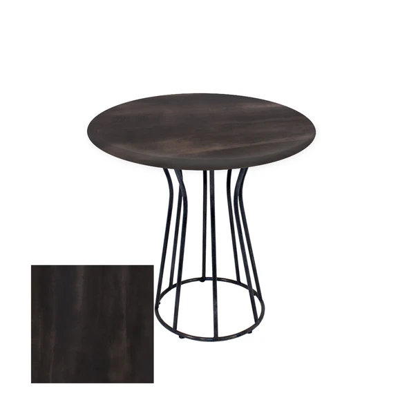 Palermo Yuvarlak Masa Çap 80cm - (Werzalit, Wermodin ve Allzalit Tabla) - Rocked ürün görseli 1