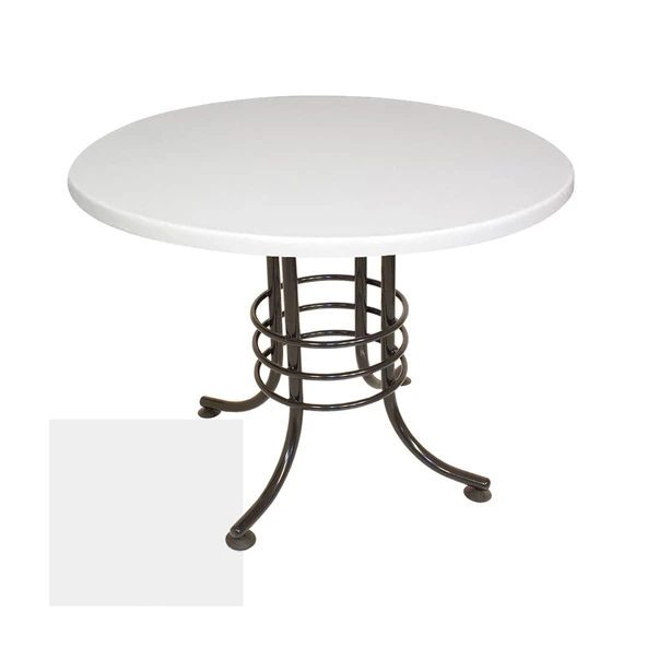 Buket Mega Yuvarlak ESB Masa Çap 107cm - (Werzalit, Wermodin ve Allzalit Tabla) - Beyaz ürün görseli 1