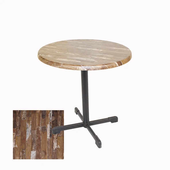 Halley Yuvarlak ESB Masa Çap 70cm - (Werzalit, Wermodin ve Allzalit Tabla) - Maracaibo ürün görseli 1