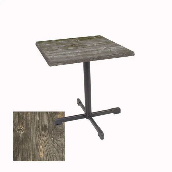Halley Kare Masa 70x70 cm - (Werzalit, Wermodin ve Allzalit Tabla) - Old Pine ürün görseli 1