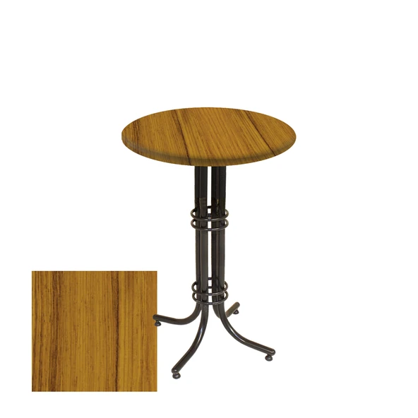 Bistro Masa Buket - (Werzalit, Wermodin ve Allzalit Tabla 60 cm çap) - Real Teak ürün görseli 1