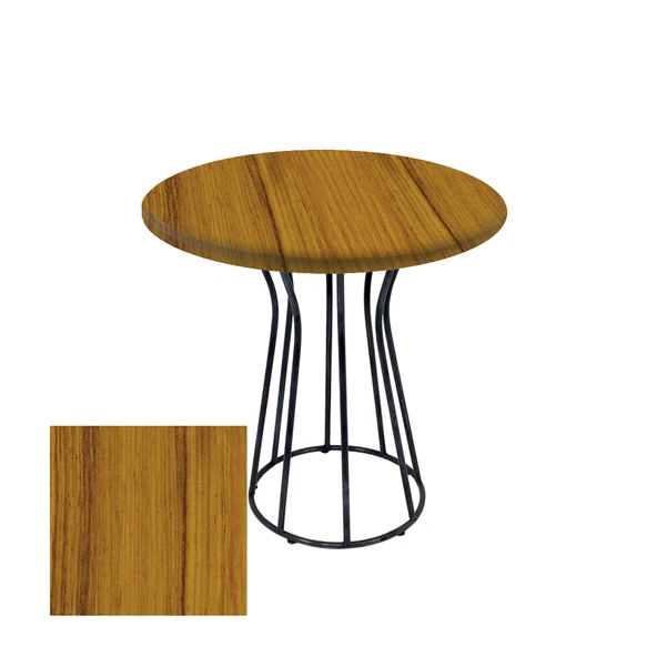 Palermo Yuvarlak Masa Çap 70cm - (Werzalit, Wermodin ve Allzalit Tabla) - Real Teak ürün görseli 1
