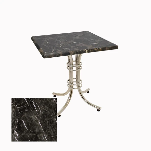 Buket Kare Masa 70x70cm  - (Werzalit, Wermodin ve Allzalit Tabla) - Teramo ürün görseli 1