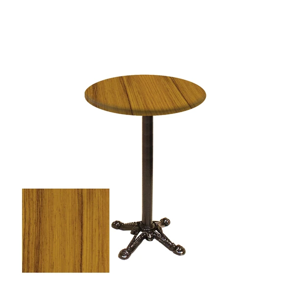 Bistro Döküm Ayak Çipa Masa -  (Werzalit, Wermodin ve Allzalit Tabla 60 cm çap) - Real Teak ürün görseli 1