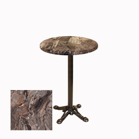 Bistro Döküm Ayak Çipa Masa -  (Werzalit, Wermodin ve Allzalit Tabla 70 cm çap) -  Sydney ürün görseli 1