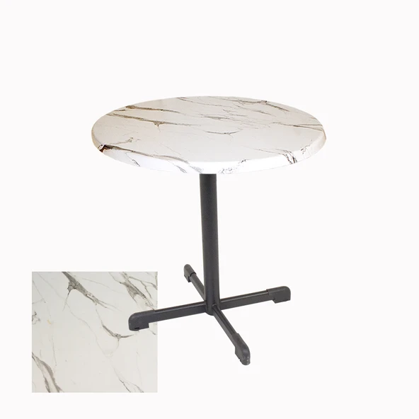 Halley Yuvarlak ESB Masa Çap 80cm - (Werzalit, Wermodin ve Allzalit Tabla) - Afyon Mermer ürün görseli 1