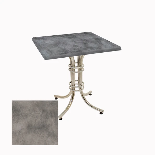 Buket Kare Masa 80x80cm  - (Werzalit, Wermodin ve Allzalit Tabla) - Copperfield ürün görseli 1