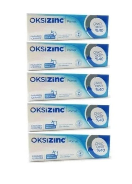 Oksizinc %40 Çinko Pişik Kremi 100 Gr 5'Li PAKET ürün görseli 1