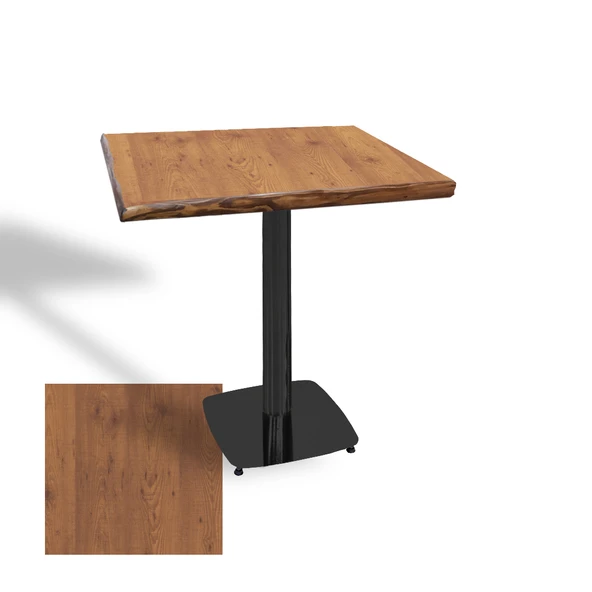 Tokyo Masif Kenar Laminat Kare Masa 70x70 (ESB) -  Indiana Wood ürün görseli 1