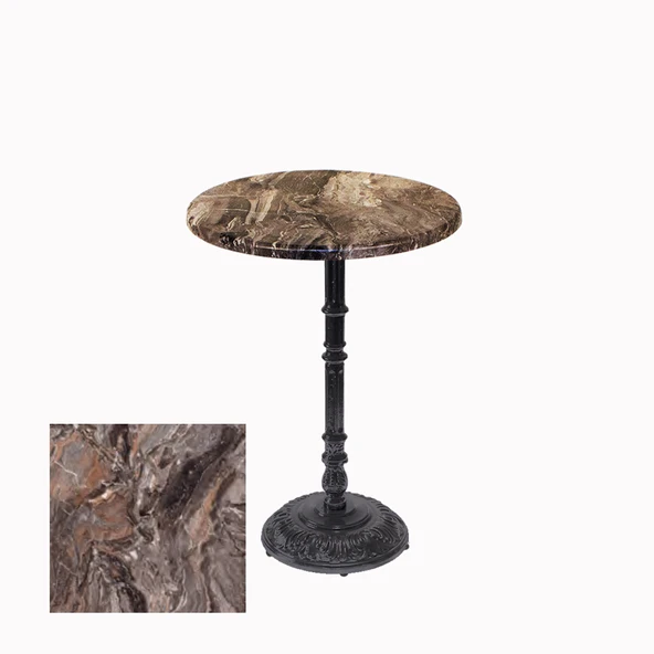 Bistro Döküm Ayak Çipa-6075 Masa -  (Werzalit, Wermodin ve Allzalit Tabla 70 cm çap) - Sydney ürün görseli 1