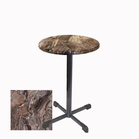 Bistro Masa Halley - (Werzalit, Wermodin ve Allzalit Tabla 60 cm çap) - Sydney ürün görseli 1