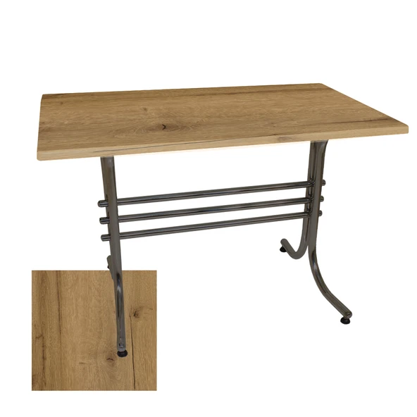 Japon Mutfak Masası 80x140 cm ESB - (Werzalit, Wermodin ve Allzalit Tabla) - Canyon Palace Oak ürün görseli 1