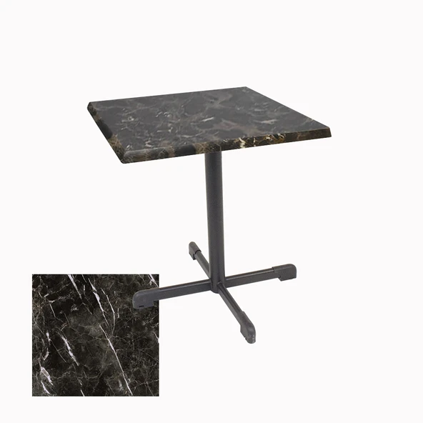 Halley Kare Masa 80x80 cm - (Werzalit, Wermodin ve Allzalit Tabla) - Teramo ürün görseli 1