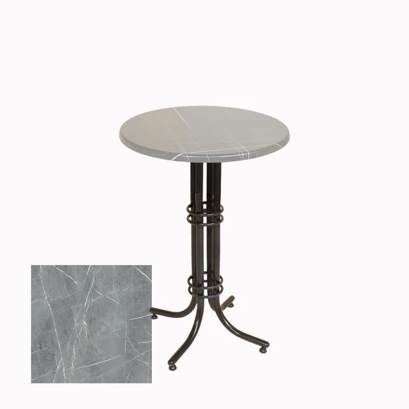 Bistro Masa Buket - (Werzalit, Wermodin ve Allzalit Tabla 70 cm çap) - Light Temperado ürün görseli 1