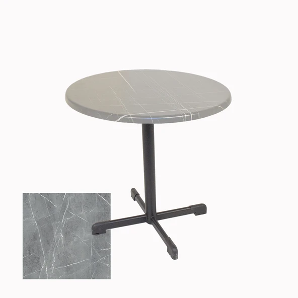 Halley Yuvarlak ESB Masa Çap 90cm - (Werzalit, Wermodin ve Allzalit Tabla) - Light Temperado ürün görseli 1