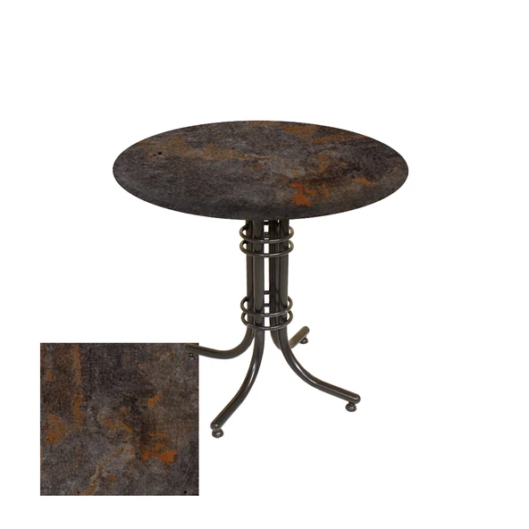 Buket Yuvarlak ESB Masa Çap 80cm - (Werzalit, Wermodin ve Allzalit Tabla) - Metalic Oxid 3 ürün görseli 1