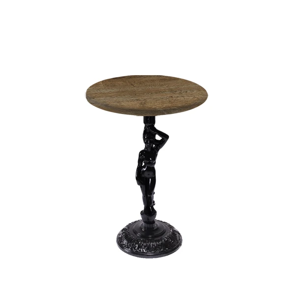 Bistro Döküm Ayak Çipa Angel Masa -  (Werzalit, Wermodin ve Allzalit Tabla 70 cm çap) - Canyon Hidalgo ürün görseli 1