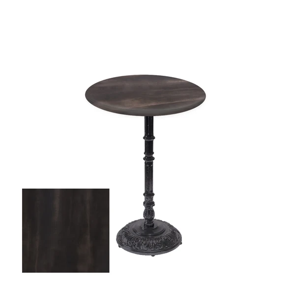 Bistro Döküm Ayak Çipa-6075 Masa -  (Werzalit, Wermodin ve Allzalit Tabla 70 cm çap) - Rocked ürün görseli 1
