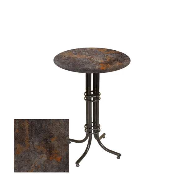 Bistro Masa Buket - (Werzalit, Wermodin ve Allzalit Tabla 70 cm çap) - Metalic Oxid 3 ürün görseli 1