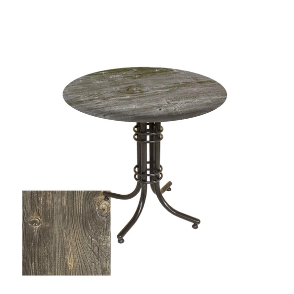 Buket Yuvarlak ESB Masa Çap 80cm - (Werzalit, Wermodin ve Allzalit Tabla) - Old Pine ürün görseli 1