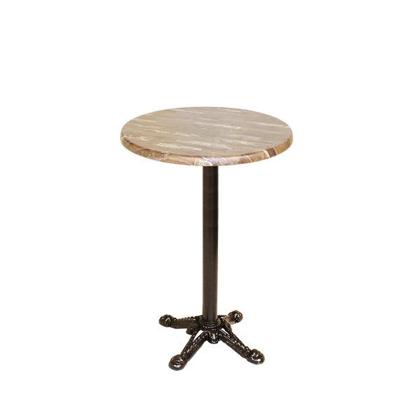 Bistro Döküm Ayak Çipa Masa -  (Werzalit, Wermodin ve Allzalit Tabla 70 cm çap) -  Maracaibo ürün görseli 1