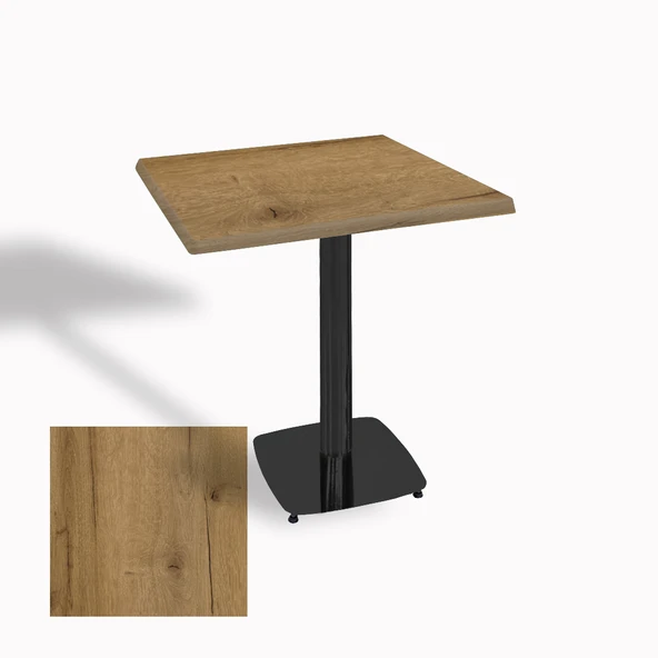 Tokyo Kare Masa (ESB) 70x70 cm - (Werzalit, Wermodin ve Allzalit Tabla) - Canyon Palace Oak ürün görseli 1