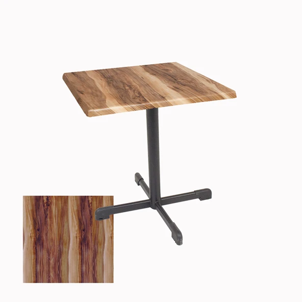 Halley Kare Masa 70x70 cm - (Werzalit, Wermodin ve Allzalit Tabla) - Indiana Wood ürün görseli 1