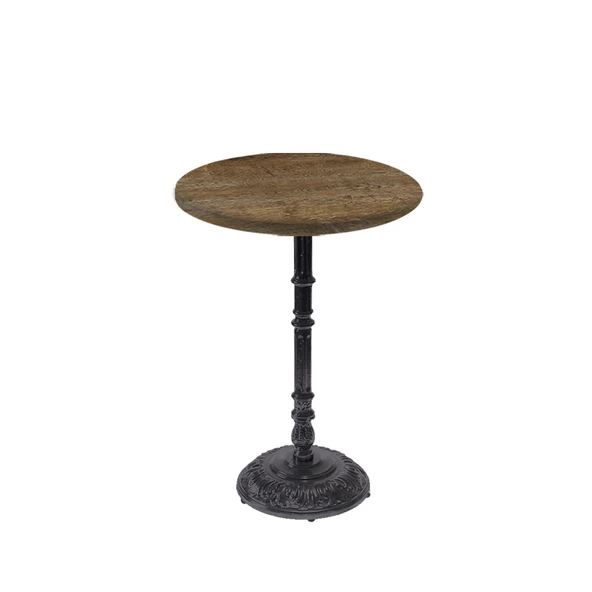 Bistro Döküm Ayak Çipa-6075 Masa -  (Werzalit, Wermodin ve Allzalit Tabla 70 cm çap) - Canyon Hidalgo ürün görseli 1
