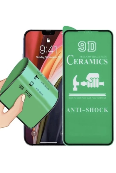 Iphone Xr Ekran Koruyucu Seramik Nano Cam Esnek Tam Full Kaplayan Kırılmaz ürün görseli 1