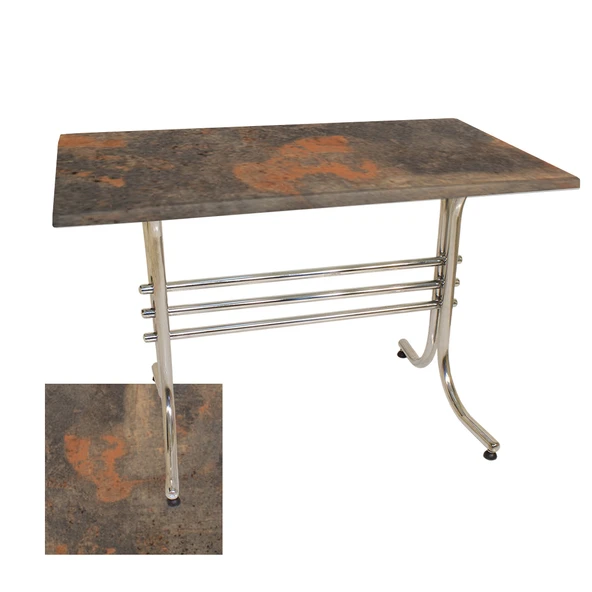 Japon Mutfak Masası 80x120 cm - (Werzalit, Wermodin ve Allzalit Tabla) - Metalic Oxid 1 ürün görseli 1