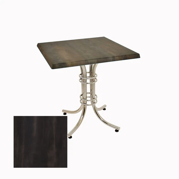 Buket Kare Masa 80x80cm  - (Werzalit, Wermodin ve Allzalit Tabla) - Rocked ürün görseli 1