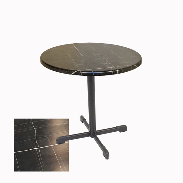Halley Yuvarlak ESB Masa Çap 80cm - (Werzalit, Wermodin ve Allzalit Tabla) - Palazzo ürün görseli 1