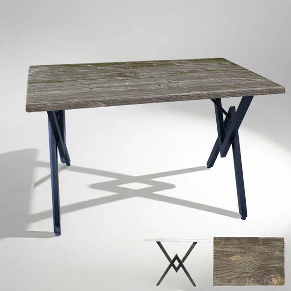Anemon Mutfak Masası 80x140 (Werzalit, Wermodin ve Allzalit Tabla) - Old Pine ürün görseli 1