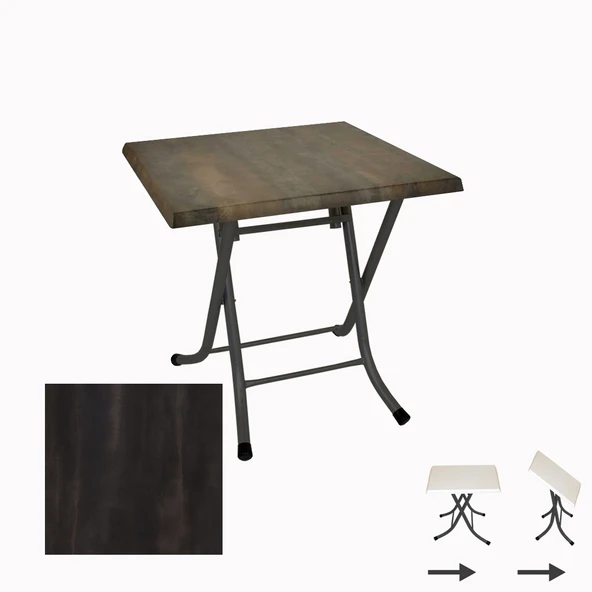 Klasik Katlanır Masa 70x70 cm - (Werzalit, Wermodin ve Allzalit Tabla) - Rocket ürün görseli 1
